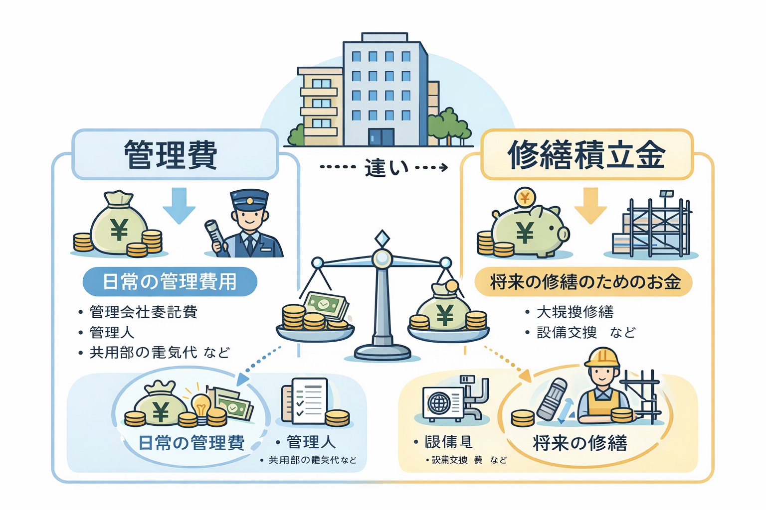 修繕積立金とは？管理費との違いを実務目線で解説