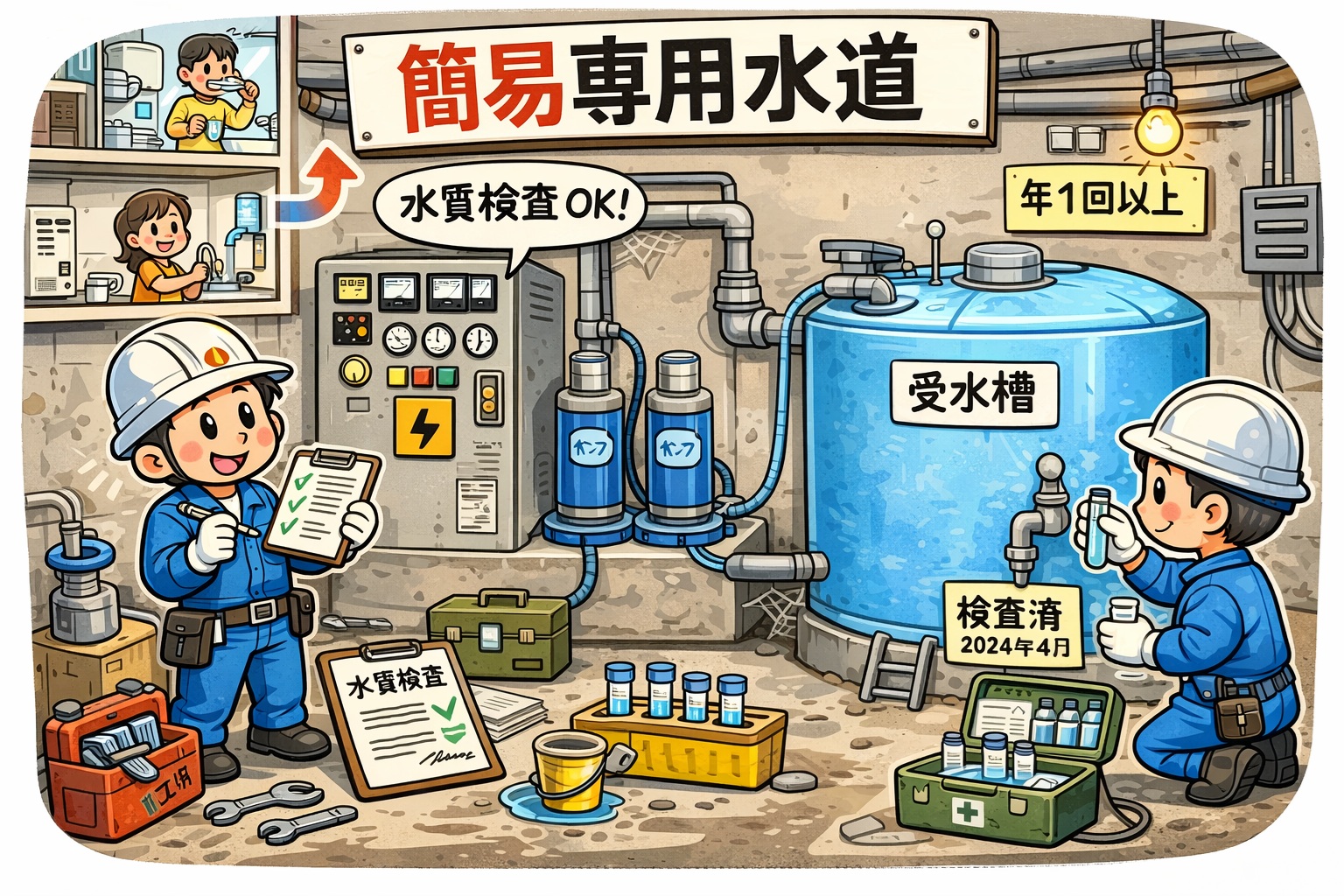 簡易専用水道検査とは?